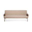 Jasnobrązowa sofa z tkaniny szenilowej 205 cm Amsen – Kave Home