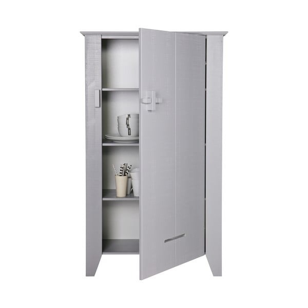 Szara szafka drewniana WOOOD Gijs-image-3