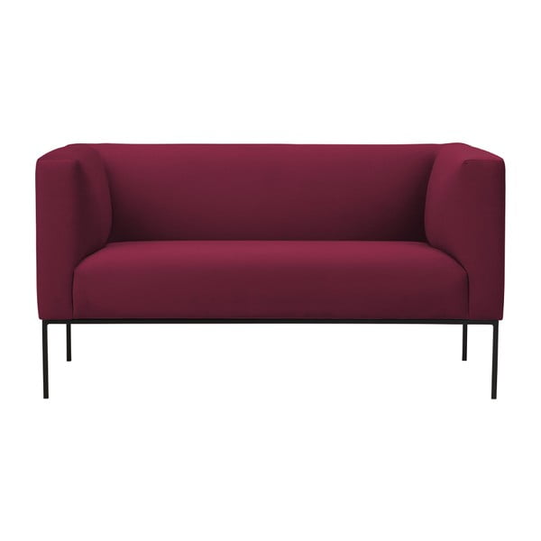 Czerwona sofa 2-osobowa Windsor & Co Sofas Neptune