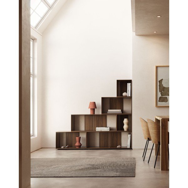 Modułowy system półek w dekorze orzecha 6 szt. 101x152 cm Litto – Kave Home-image-1