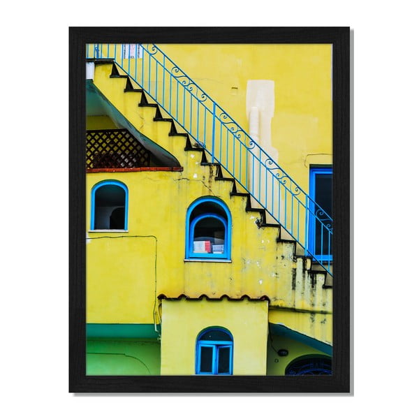 Obraz w ramie Liv Corday Provence Capri House, 30x40 cm