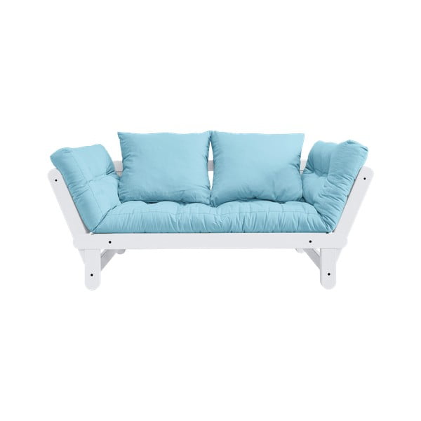 Sofa rozkładana Karup Design Beat White/Light Blue