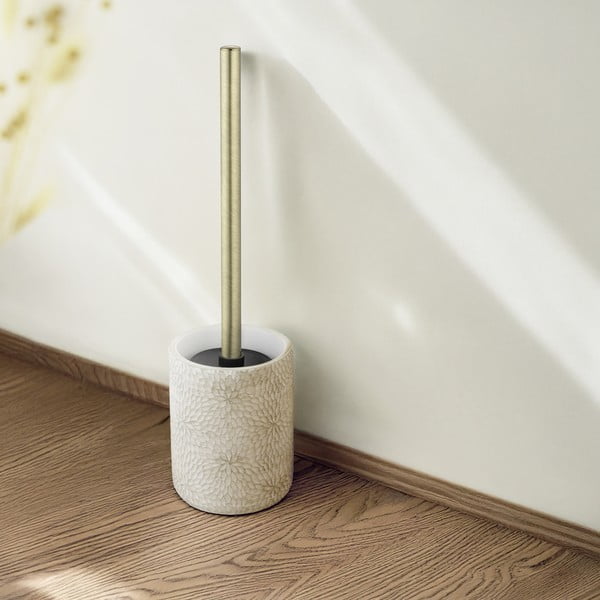 Biała szczotka do WC z żywicy polimerowej Montalfano – Wenko-image-1