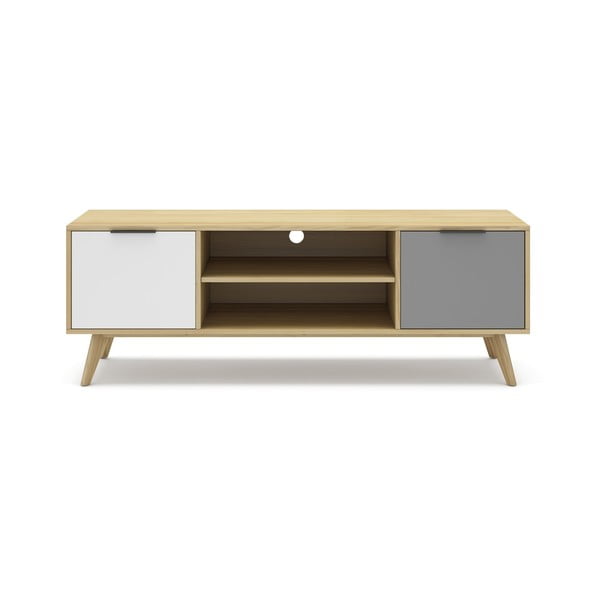 Szafka pod TV z drewna sosnowego 140x53 cm Elfa – Marckeric
