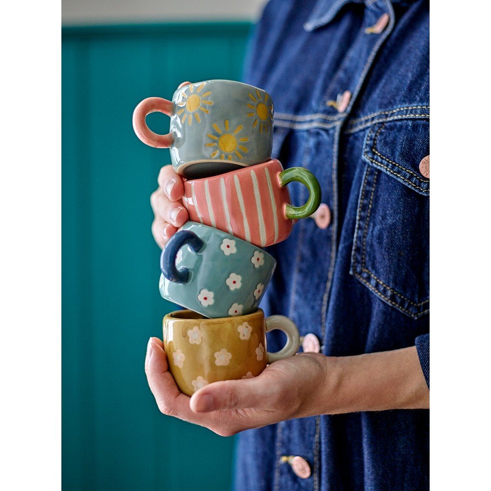 Różowy ceramiczny kubek dla dzieci 110 ml Nini – Bloomingville (zdjęcie 4)