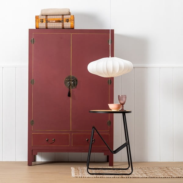 Bordowa szafa 100x160 cm Oriente – Ixia-image-3