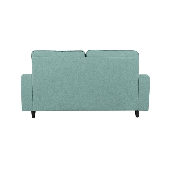 Miętowa sofa trzyosobowa Kooko Home Salsa-image-2