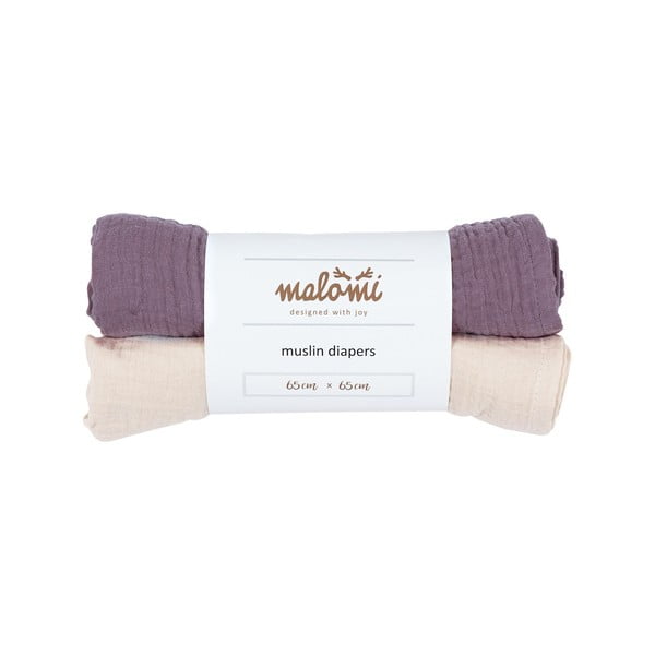 Pieluszki muślinowe 2 szt. Muslin – Malomi Kids