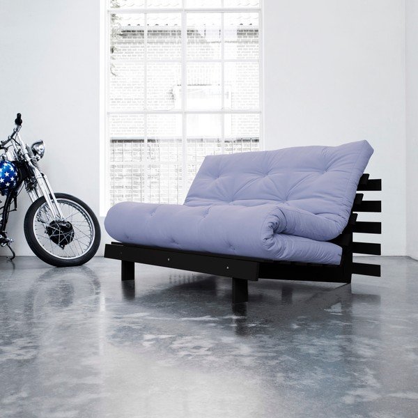 Sofa wielofunkcyjna Karup Roots Wenge/Blue Breeze