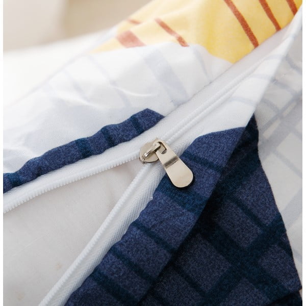 Pościel jednoosobowa z mikrosatyny 3-częściowa 140x200 cm Amelie – My House-image-4