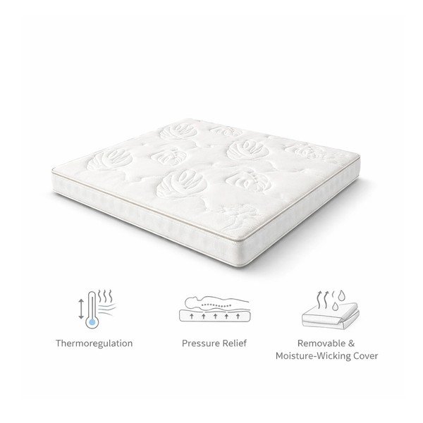 Średnio twardy piankowy materac 160x200 cm Smooth Vibe – Bonami Selection-image-3