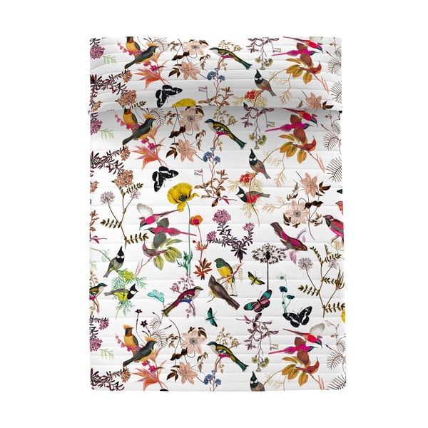 Bawełniana narzuta pikowana 240x260 cm Birds of paradice – Happy Friday