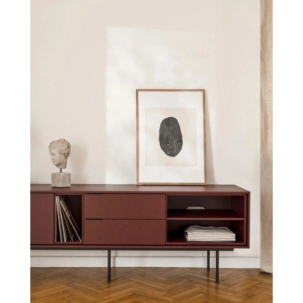 Bordowa szafka pod TV 189x61x42 cm Mod – noo.ma-image-3
