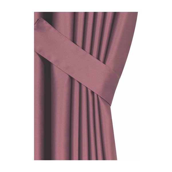 Różowa zasłona półzaciemniająca 260x100 cm – Mila Home-image-1
