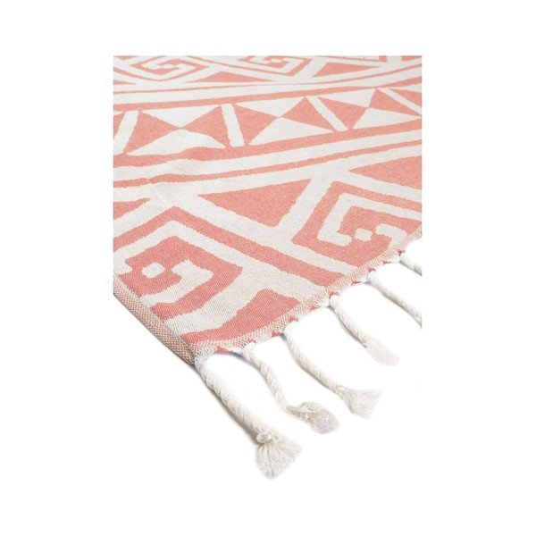 Pomarańczowy ręcznik hammam Kate Louise Mirabelle, 165x100 cm-image-1