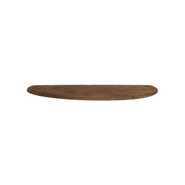 Półka z litego drewna mango w ciemnym naturalnym kolorze 49 cm Ginosu – Light & Living