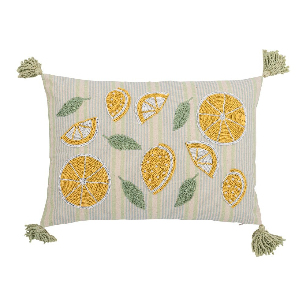 Bawełniana poduszka dekoracyjna 35x50 cm Lemon – Bloomingville