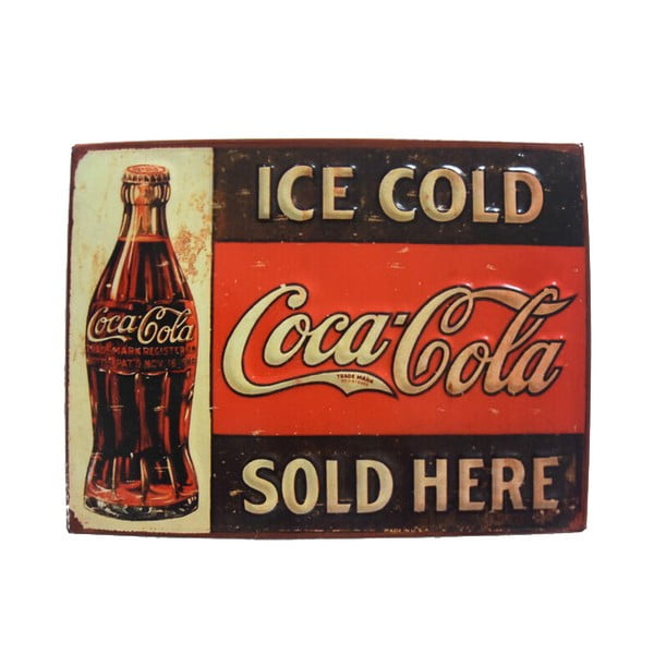 Tablica na ścianę Ice Cold Coca Cola