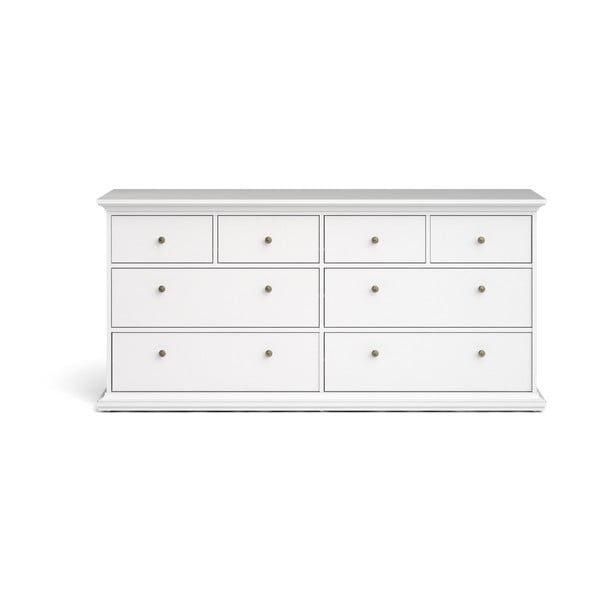 Biała niska komoda 183x87 cm Paris – Tvilum