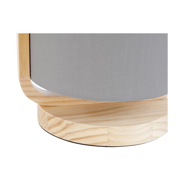 Szara lampa stołowa Leitmotiv Snap, wys. 21,5 cm-image-4