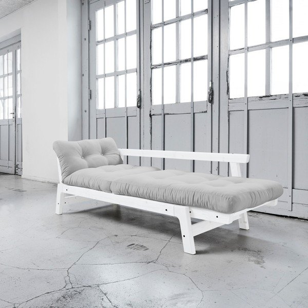 Sofa rozkładana Karup Step White/Light Grey-image-3