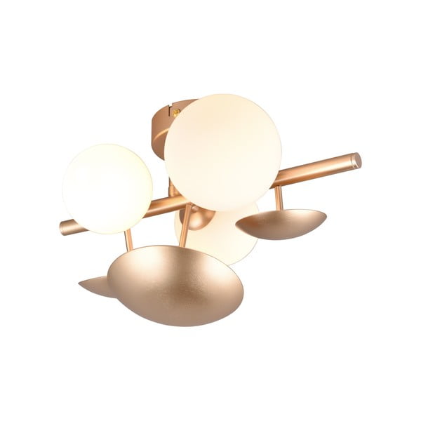 Kinkiet w biało-złotym kolorze Bubble – Trio Select-image-1