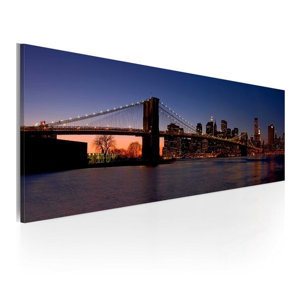 Obraz na płótnie Artgeist Brooklyn Bridge, 120x40 cm