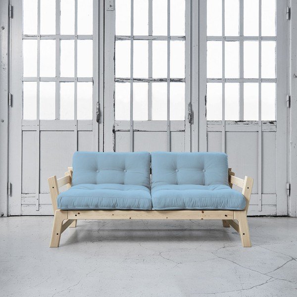 Sofa rozkładana Karup Step Natural/Celeste-image-1