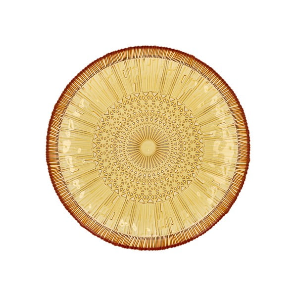 Pomarańczowy szklany półmisek ø 30 cm Kusintha – Bitz-image-4