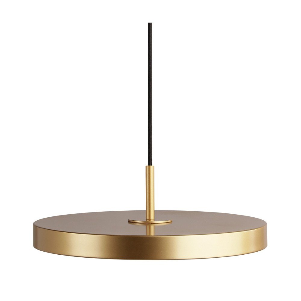 Lampa wisząca LED w kolorze złota z metalowym kloszem ø 31 cm Asteria Mini – UMAGE