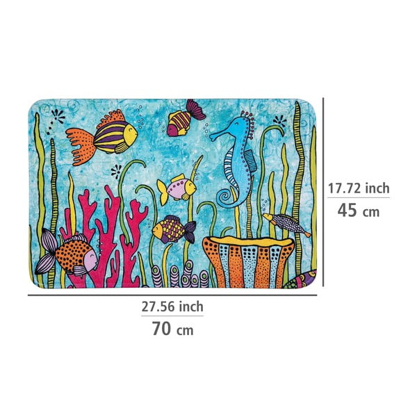 Tekstylny dywanik łazienkowy 45x70 cm Rollin'Art Ocean Life – Wenko-image-3