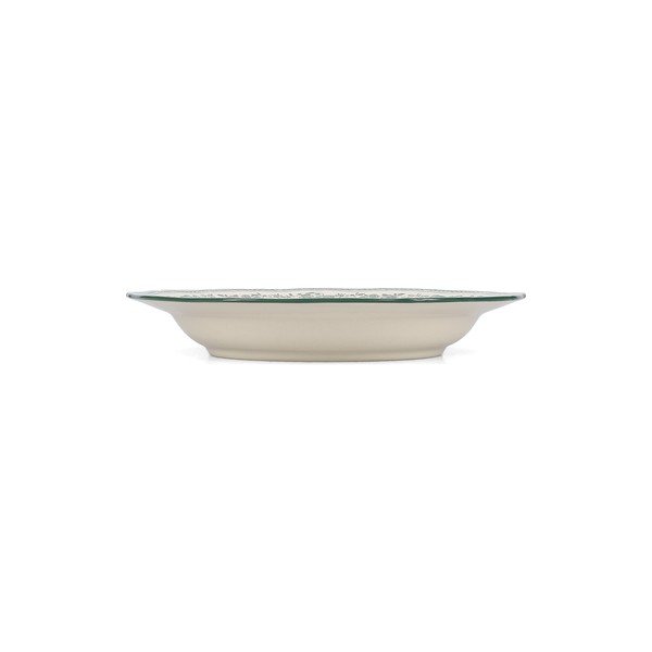 Zielony/w kolorze kości słoniowej głęboki porcelanowy talerz ø 23 cm Cyril – S|P Collection-image-3