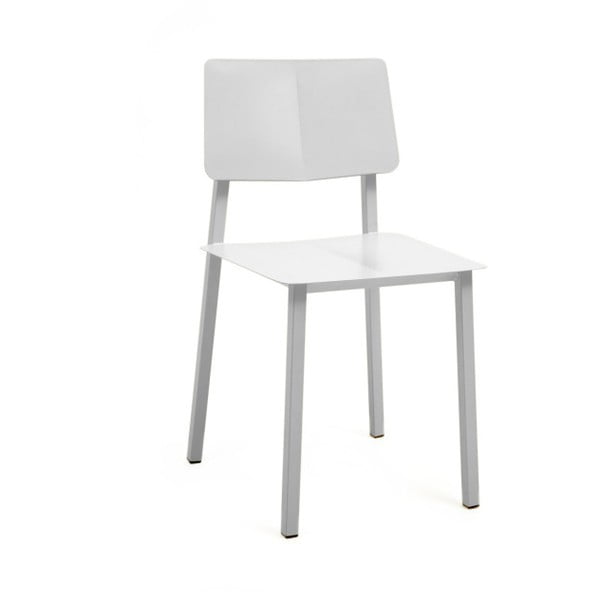 Białe krzesło metalowe HARTÔ Rosalie