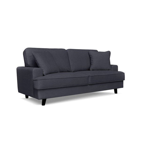 Ciemnoszara sofa trzyosobowa Cosmopolitan design Berlin-image-1