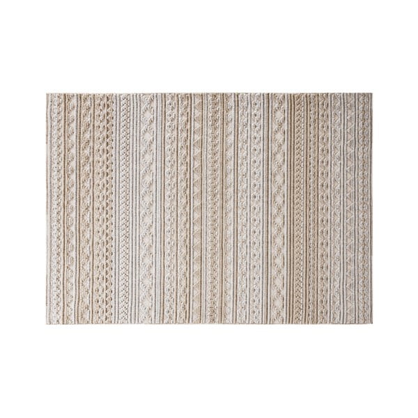 Beżowy dywan odpowiedni do prania 108x154 cm Lena – Webtappeti