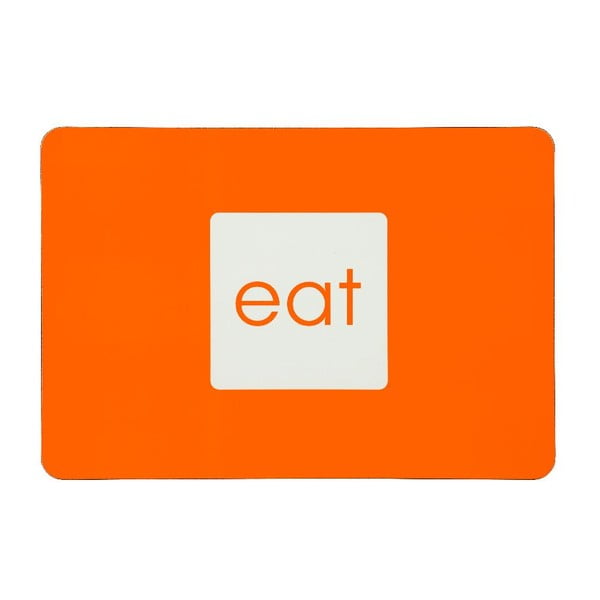 Zestaw 4 mat stołowych Eat Orange