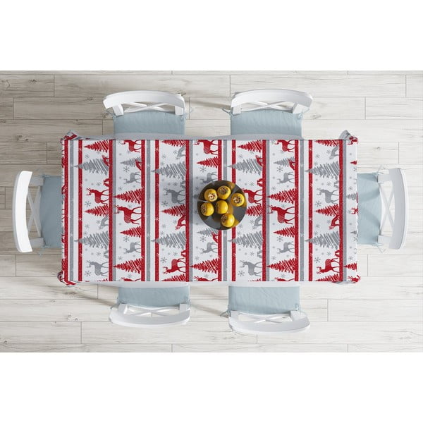 Świąteczny obrus z domieszką bawełny Minimalist Cushion Covers Winter Landscape, 140x180 cm-image-1