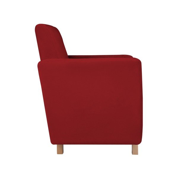 Czerwony fotel Kooko Home Massimo-image-3