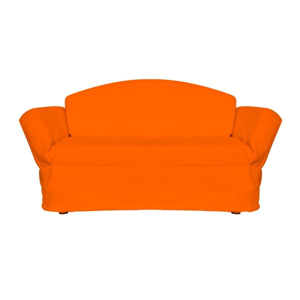 Pomarańczowa rozkładana sofa trzyosobowa 13Casa Versus