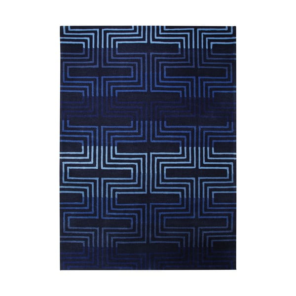 Dywan Esprit Matrix Blue, 170x240 cm