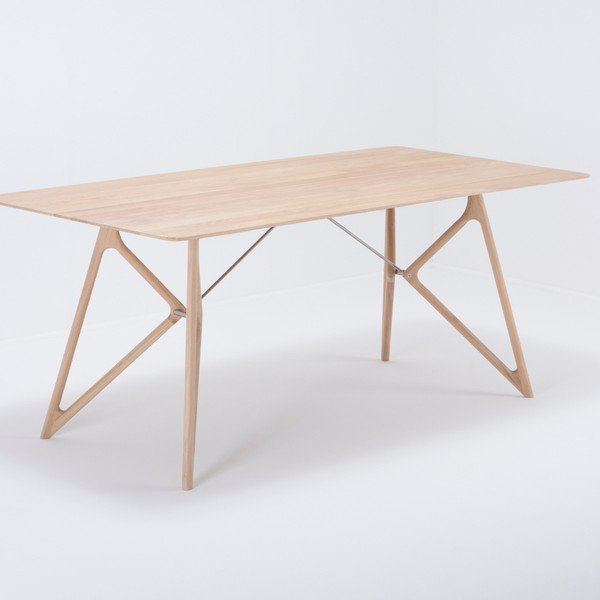 Stół z blatem drewna dębowego 180x90 cm Tink – Gazzda-image-1