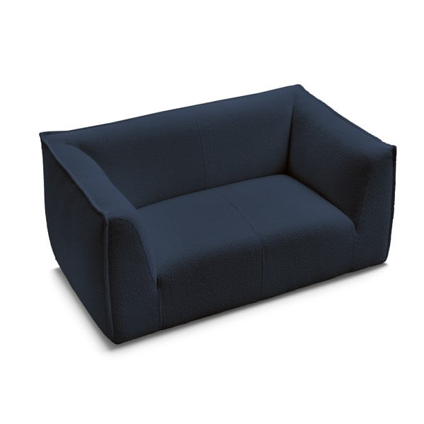 Ciemnoniebieska sofa z materiału bouclé 170 cm Giorgia – Bobochic Paris-image-4