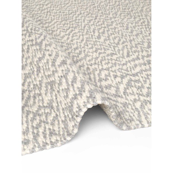 Jasnoszary/kremowy wełniany dywan tkany ręcznie 140x200 cm Lyon Beans – Elle Decoration-image-4