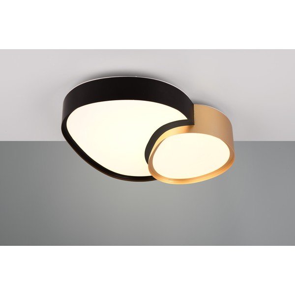 Lampa sufitowa LED w czarno-złotym kolorze 36x43.5 cm Rise – Trio-image-1