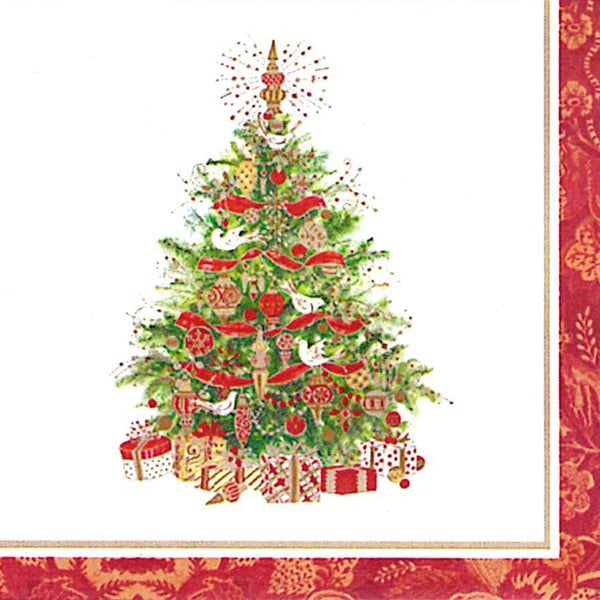 Opakowanie 20 serwetek papierowych ze świątecznym motywem PPD Spirit Tree