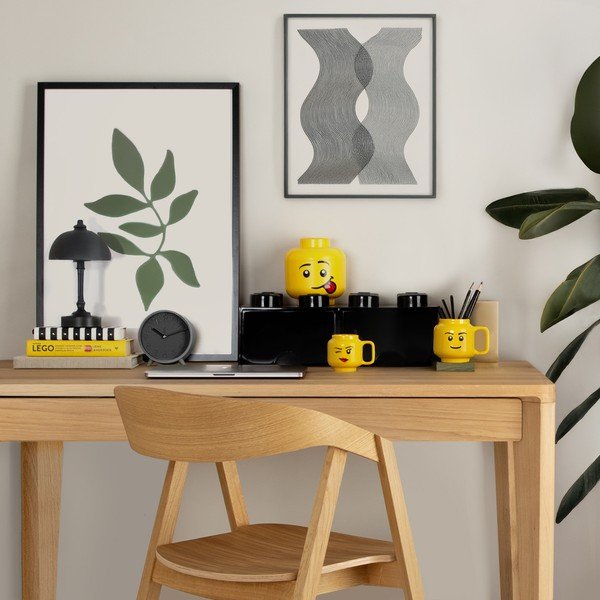 Żółty ceramiczny kubek dla dzieci 255 ml Head – LEGO®-image-1