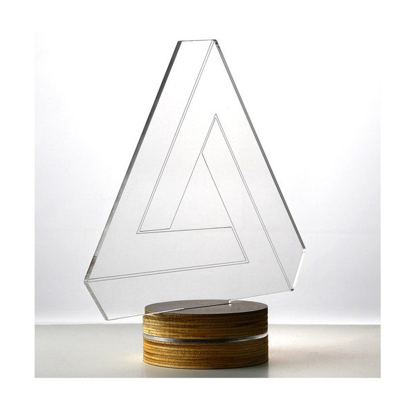 Lampa 3D stołowa Triangle II-image-1