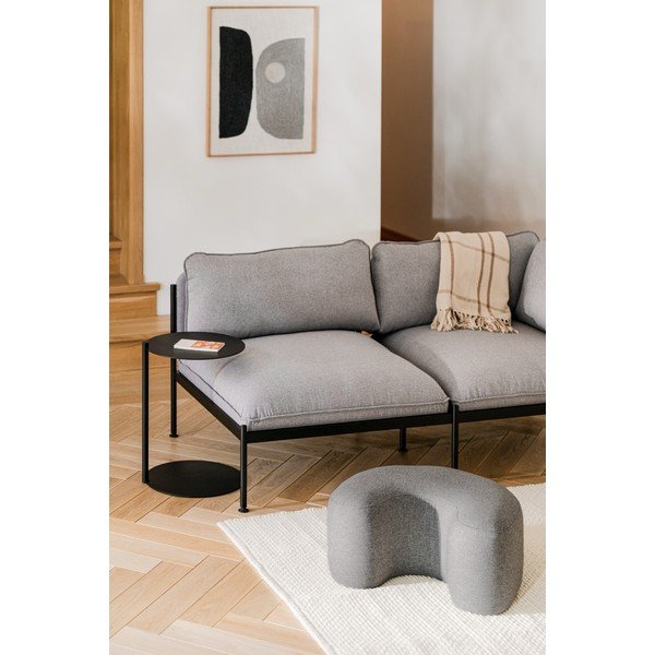 Szary wełniany puf Ü – noo.ma-image-1