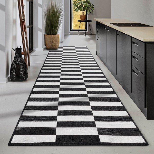 Czarno-biały chodnik 80x200 cm Viela – Hanse Home-image-2