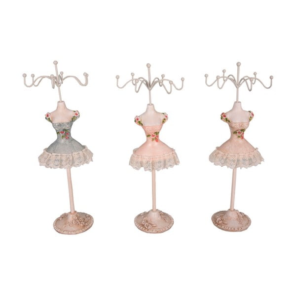 Zestaw trzech stojaków na biżuterię Antic Line Ballerinas, wys. 25 cm